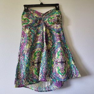 Colorful strapless Apollo Top